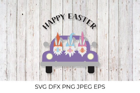 Download Easter Truck with Gnomes - Easter truck Collection