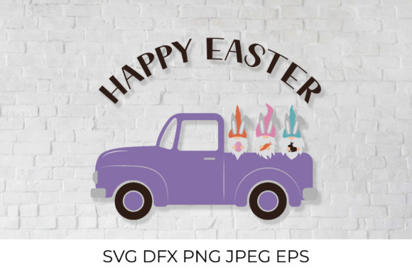 Download Easter Truck. Easter Gnomes. - Easter truck Collection