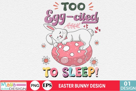 Download Too Egg-cited to Sleep Funny Easter PNG - Funny easter png Collection