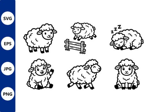 Download Cute Sheep Clipart Collection for Kids - For kids Collection