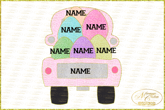 Download Faux Chenille Easter Truck with Eggs - Easter truck Collection