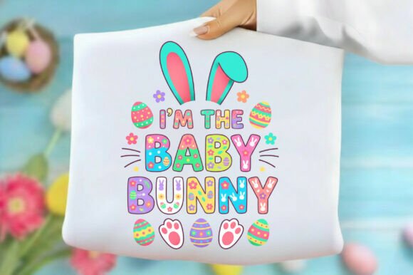 Download I’m the Baby Bunny Funny Easter Png - Funny easter png Collection